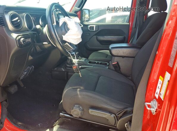 1C6HJTAG5LL126409 2020 JEEP GLADIATOR Red Вид салону спереду