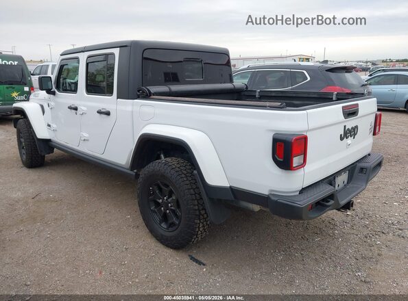 1C6HJTAG5ML534216 2021 JEEP GLADIATOR Белый Задняя левая четверть
