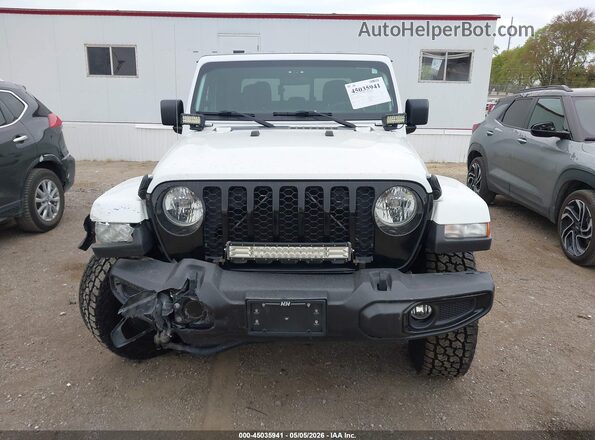 1C6HJTAG5ML534216 2021 JEEP GLADIATOR Белый Вид щитка приборов