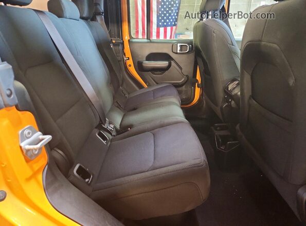 1C6HJTAG5ML559777 2021 JEEP GLADIATOR Yellow უკანა სავარძლების ხედი