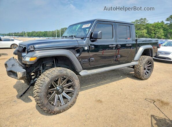 1C6HJTAG6LL139959 2020 JEEP GLADIATOR Черный Передняя левая четверть