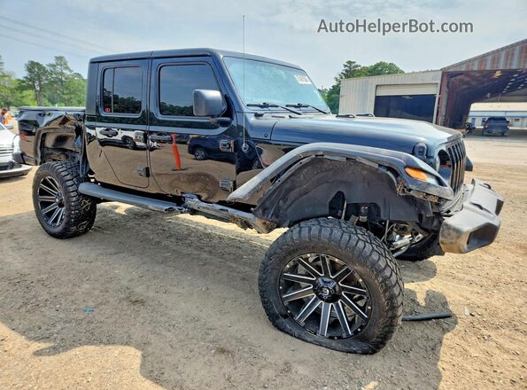 1C6HJTAG6LL139959 2020 JEEP GLADIATOR Черный Передняя правая четверть