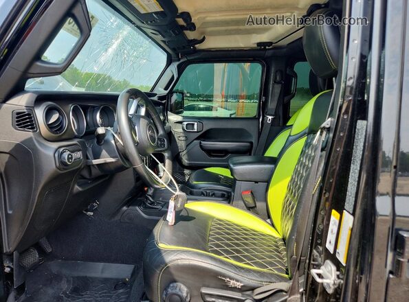 1C6HJTAG6LL139959 2020 JEEP GLADIATOR Черный Вид салона спереди