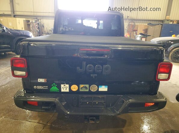 1C6HJTAG7LL114150 2020 JEEP GLADIATOR Черный Вид сзади
