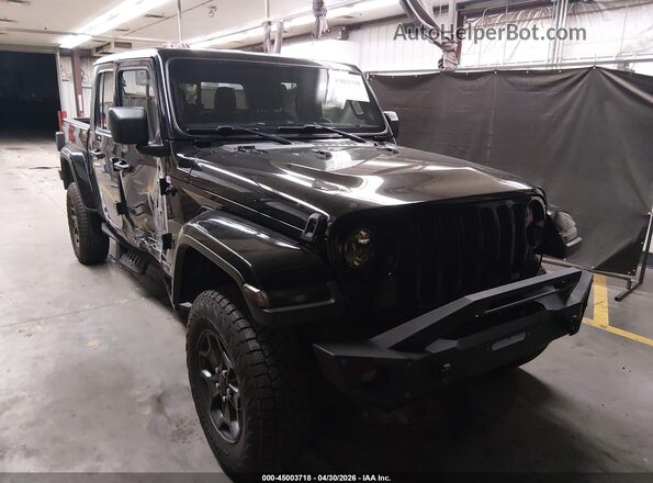 1C6HJTAG9ML537586 2021 JEEP GLADIATOR Черный Передняя правая четверть