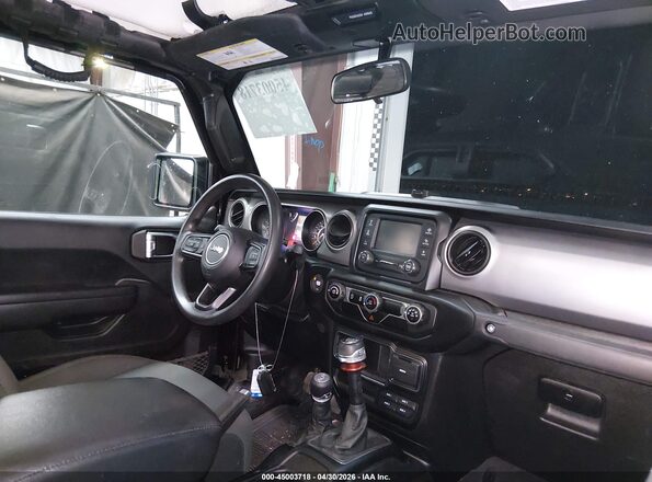 1C6HJTAG9ML537586 2021 JEEP GLADIATOR Черный Вид салона спереди