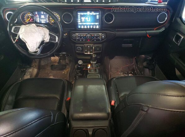 1C6HJTFG3ML572665 2021 JEEP GLADIATOR Gray Вид панелі приладів