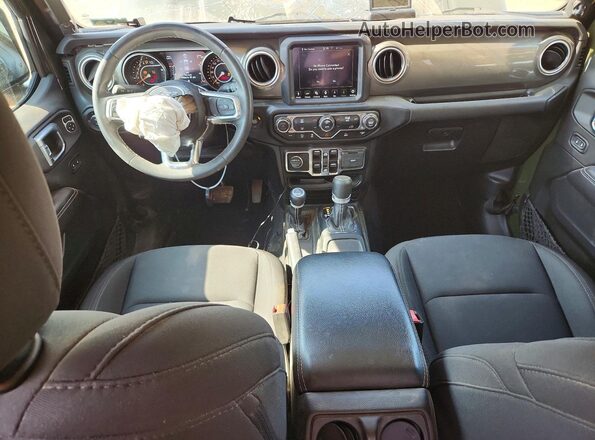 1C6HJTFG7PL522646 2023 JEEP GLADIATOR Green Dashboard view