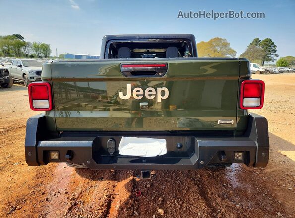 1C6HJTFG7PL522646 2023 JEEP GLADIATOR Green Rear view