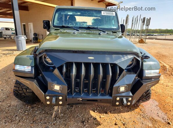 1C6HJTFG7PL522646 2023 JEEP GLADIATOR Green Front view