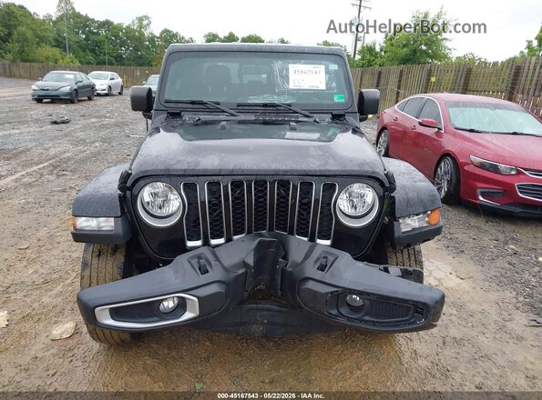 1C6HJTFGXPL505176 2023 JEEP GLADIATOR Черный Вид спереди