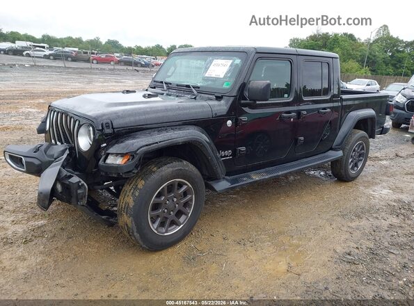 1C6HJTFGXPL505176 2023 JEEP GLADIATOR Черный Передняя левая четверть