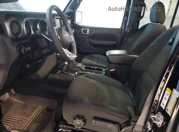 1C6JJTAG1LL108314 2020 JEEP GLADIATOR Black Widok wnętrza z przodu