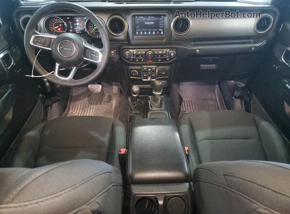 1C6JJTAG1LL108314 2020 JEEP GLADIATOR Black Widok deski rozdzielczej