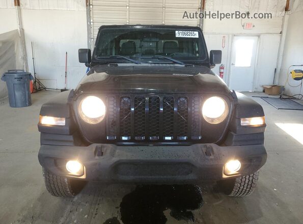 1C6JJTAG1LL108314 2020 JEEP GLADIATOR Black Widok z przodu