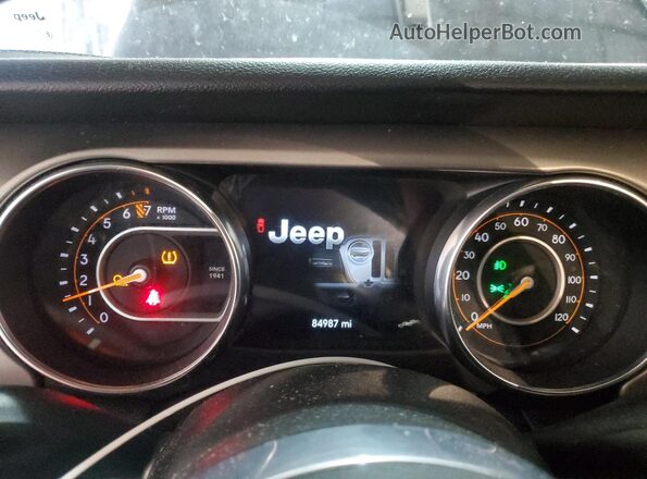1C6JJTAG1LL108314 2020 JEEP GLADIATOR Black Widok zestawu wskaźników