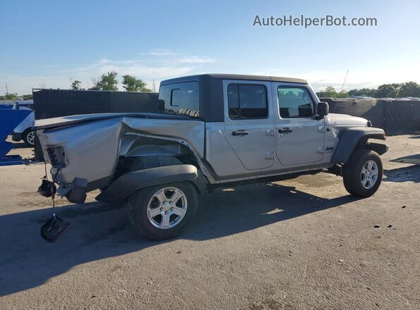 1C6JJTAG1LL188035 2020 JEEP GLADIATOR Silver Trasero derecho