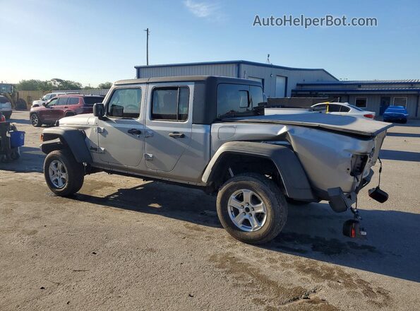 1C6JJTAG1LL188035 2020 JEEP GLADIATOR Silver Trasero izquierdo