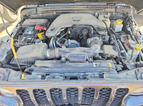 1C6JJTAG2ML536023 2021 JEEP GLADIATOR Черный Вид подкапотного пространства