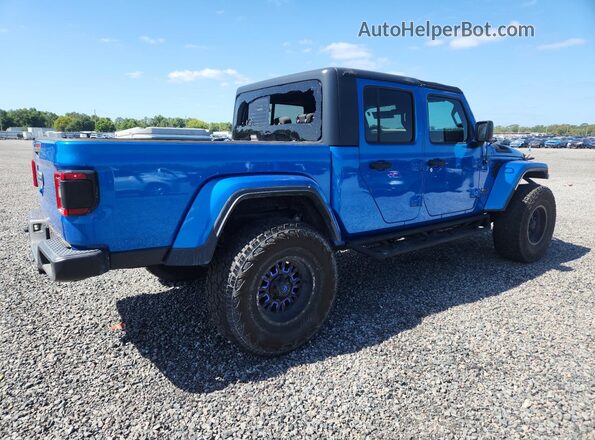 1C6JJTAG6ML500304 2021 JEEP GLADIATOR Синий Задняя правая четверть