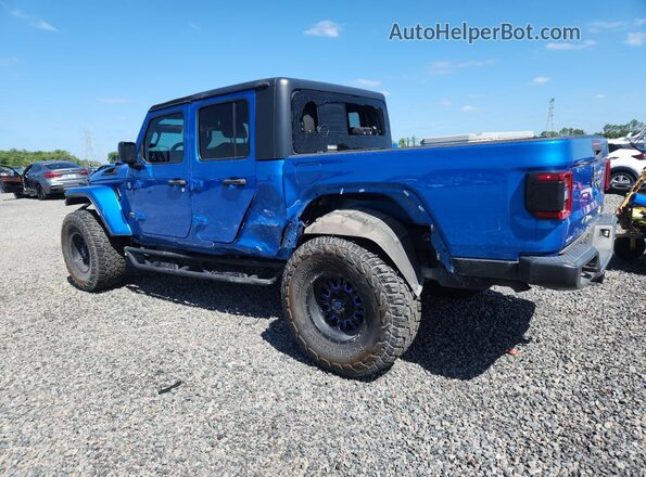 1C6JJTAG6ML500304 2021 JEEP GLADIATOR Синий Задняя левая четверть