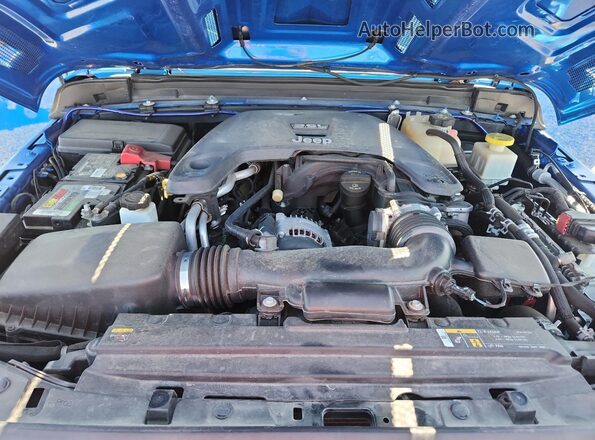 1C6JJTAG6ML500304 2021 JEEP GLADIATOR Синий Вид задней части салона
