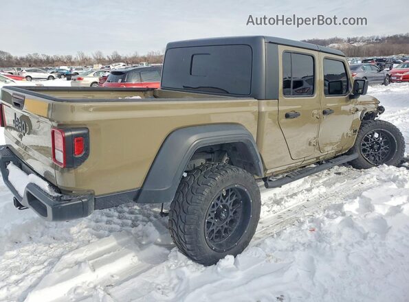 1C6JJTAG8LL172155 2020 JEEP GLADIATOR Зеленый Задняя правая четверть