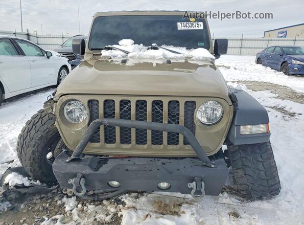 1C6JJTAG8LL172155 2020 JEEP GLADIATOR Зеленый Вид спереди