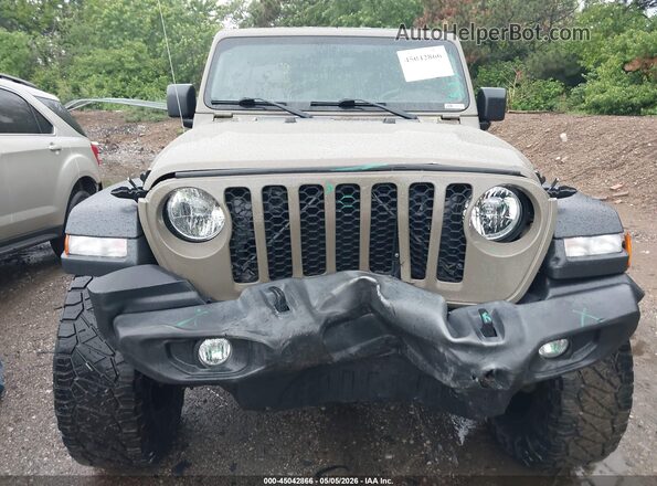 1C6JJTAGXLL201882 2020 JEEP GLADIATOR Желто-коричневый Вид щитка приборов