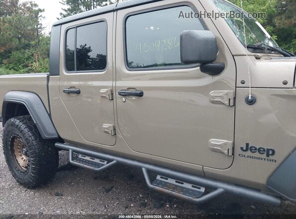 1C6JJTAGXLL201882 2020 JEEP GLADIATOR Желто-коричневый Вид задней части салона