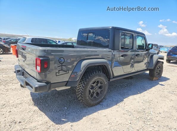 1C6JJTAM2ML557914 2021 JEEP GLADIATOR Gray Trasero derecho