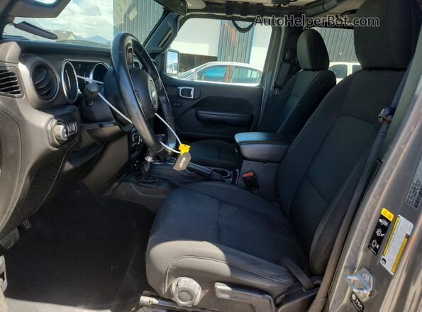 1C6JJTAM2ML557914 2021 JEEP GLADIATOR Gray Vista interior delantera