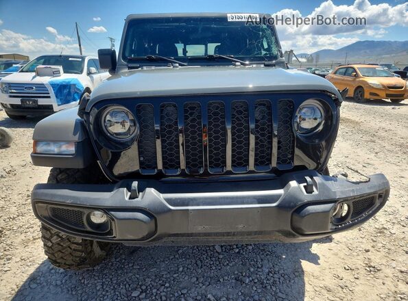 1C6JJTAM2ML557914 2021 JEEP GLADIATOR Gray Vista frontal