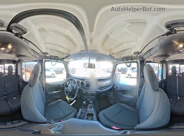1C6JJTAM2ML557914 2021 JEEP GLADIATOR Gray Vista interior de 360 grados