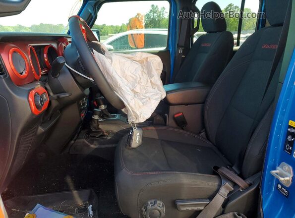 1C6JJTBG3PL563492 2023 JEEP GLADIATOR Blue Vista interior delantera
