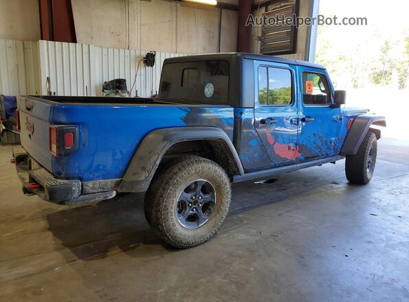 1C6JJTBG3PL563492 2023 JEEP GLADIATOR Blue Trasero derecho