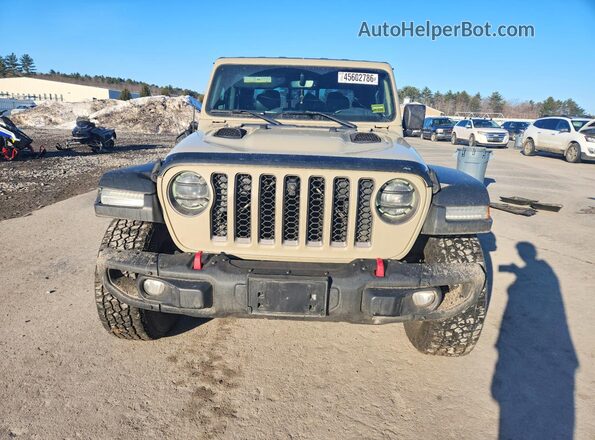 1C6JJTBG4LL183846 2020 JEEP GLADIATOR Tan Vista frontal