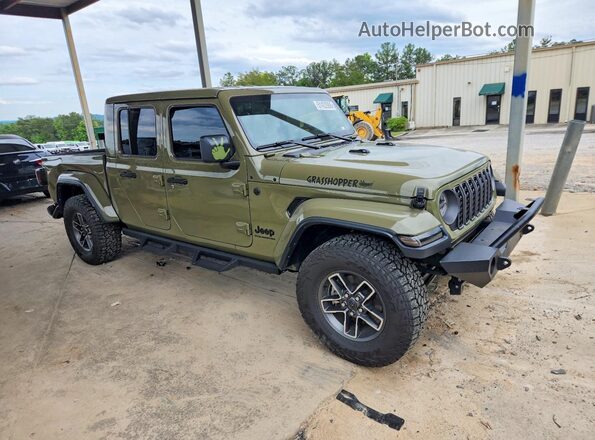 1C6PJTAG1SL506454 2025 JEEP GLADIATOR Зеленый Передняя правая четверть