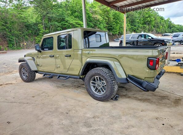 1C6PJTAG1SL506454 2025 JEEP GLADIATOR Зеленый Задняя левая четверть