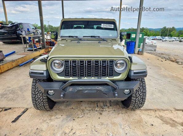 1C6PJTAG1SL506454 2025 JEEP GLADIATOR Зеленый Вид спереди