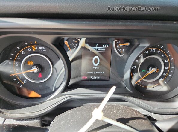 1C6PJTAG2SL503269 2025 JEEP GLADIATOR Gray Вид щитка приладів