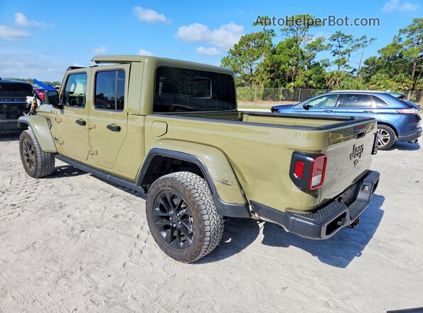 1C6PJTAG7SL516132 2025 JEEP GLADIATOR Green Задня ліва чверть