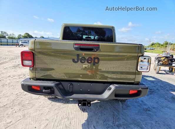 1C6PJTAG7SL516132 2025 JEEP GLADIATOR Green Вид ззаду