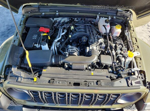 1C6PJTAG7SL516132 2025 JEEP GLADIATOR Green Вид задньої частини салону