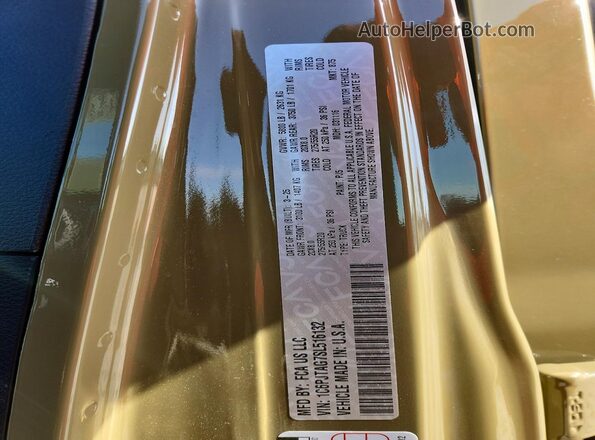 1C6PJTAG7SL516132 2025 JEEP GLADIATOR Green Вид наклейки з VIN-кодом