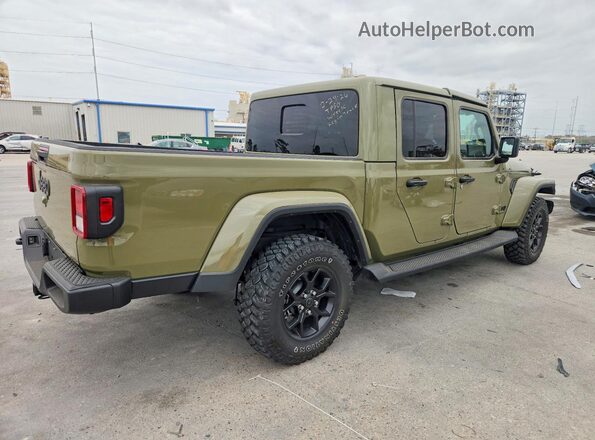 1C6PJTAG7SL539460 2025 JEEP GLADIATOR Зеленый Задняя правая четверть