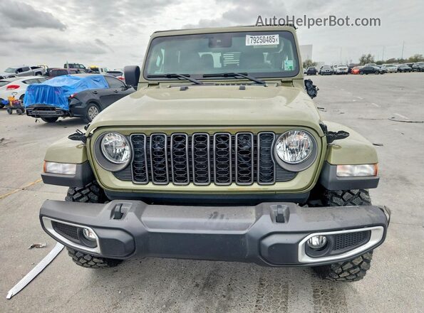 1C6PJTAG7SL539460 2025 JEEP GLADIATOR Зеленый Вид спереди