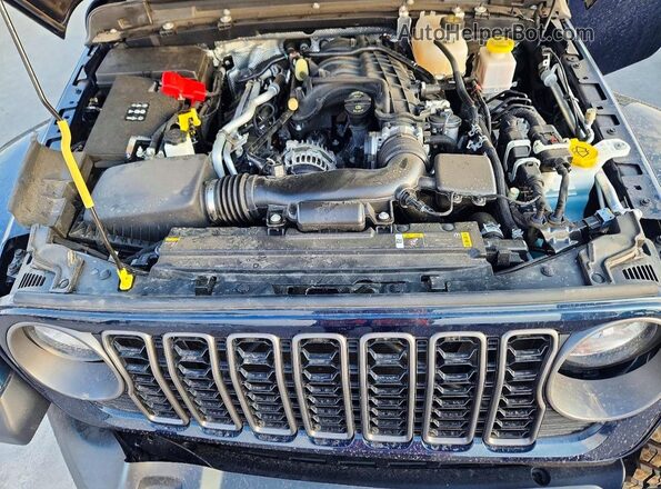 1C6PJTAG8SL506421 2025 JEEP GLADIATOR Blue Vista del compartimento del motor