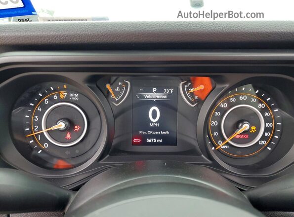 1C6RJTAG6SL515322 2025 JEEP GLADIATOR Серый Вид щитка приборов