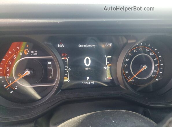 1C6RJTEG5SL519601 2025 JEEP GLADIATOR Gray Vista del cuadro de instrumentos